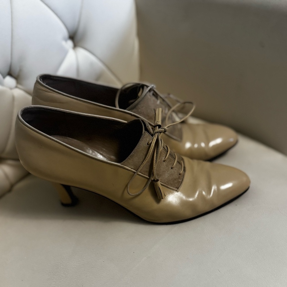 Vintage Feragamo elegant Tan Women's Shoes